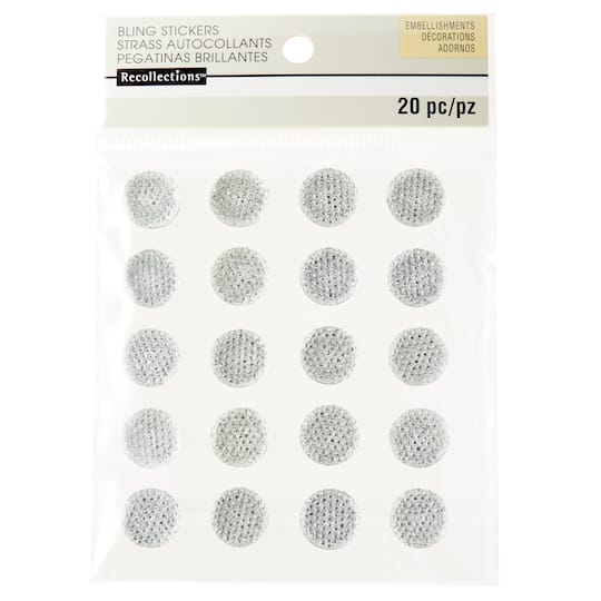 16mm Clear Sugar Stone Stickers by Recollections™